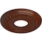 Ekena Millwork Jackson Medallion (Canopies up to 7 3/8"), 12 1/4"OD x 4"ID x 1 1/8"P, Burnished Mahogany Crackle CM12JABMC - alternate 2